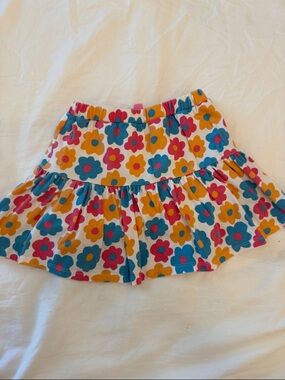 BISBY Kids Floral Tiered Skirt - Multi-Color